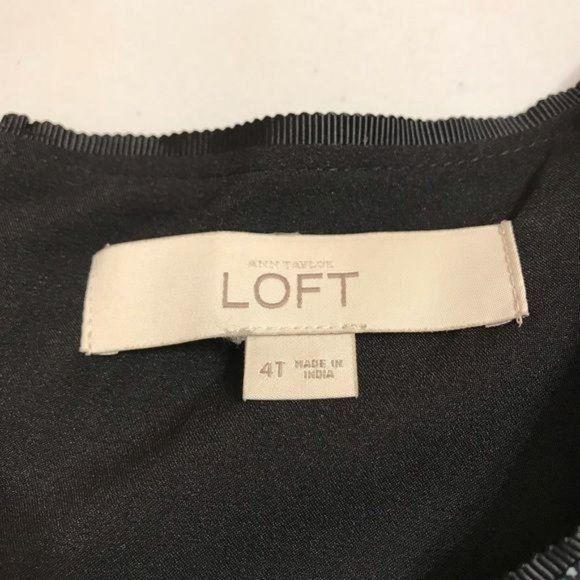 Ann Taylor Loft Floral Paisley Print Dress Blue - Picture 9 of 9